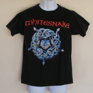 WHITESNAKE Concert Tshirt, M, JAPAN 1990, 2 sided